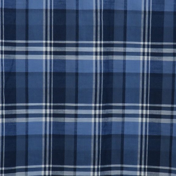 H&M* Men's Short Sleeve Snap Pearl Curved Hem Double‎ Chest Pocket Shirt~ Large - Picture 12 of 13